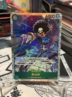Brook OP15-032 Super Rare Adventure on Kami's Island One Piece Foil Near Mint 1 - Image 1