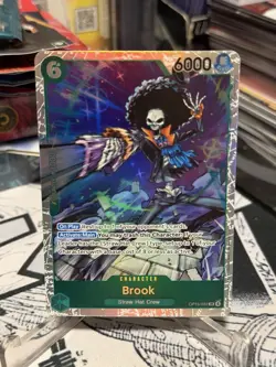 Brook OP15-032 Super Rare Adventure on Kami's Island One Piece Foil Near Mint 1 - Image 2