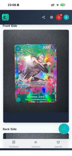 ONE PIECE ZORO OP15 TR ENG - OP13-037 Roronoa Zoro Treasure Rare OP-15 - Image 3