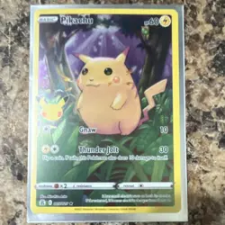 Pokemon Pikachu Celebrations 005/025 Full Art Holo Rare English Card - Image 1