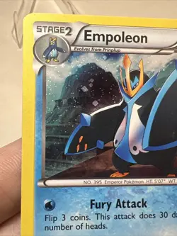 LP- Empoleon BW56 Holofoil Black and White Promos AUTHENTIC Pokemon Card - Image 4