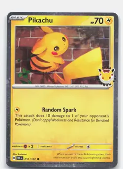Pikachu (Pokemon Day 2026) Holo Common Miscellaneous Cards & Products 051/162 NM - Image 1