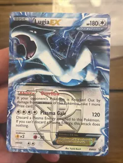 Pokemon Lugia EX BW83 Team Plasma Black & White Promo Holo 180 HP Card - Image 1