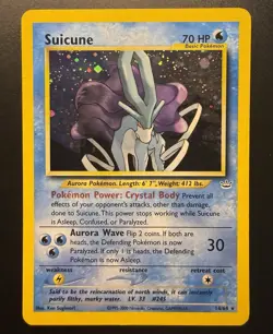 Suicune Neo Revelation Holo Pokemon TCG Card 14/64 Unlimited Rare LP Condition - Image 2