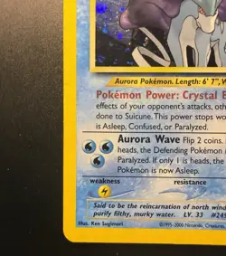 Suicune Neo Revelation Holo Pokemon TCG Card 14/64 Unlimited Rare LP Condition - Image 5