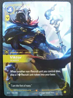 Viktor Leader 246/298 Epic Rare Foil - OGN - Riftbound Card #2CP - Image 1