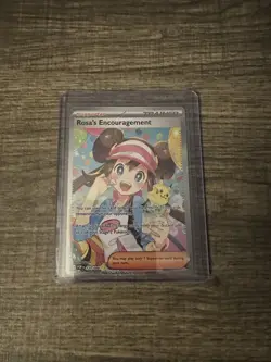 Pokemon TCG Rosa’s Encouragement Trainer Card SIR 123/088 Mint - Image 1