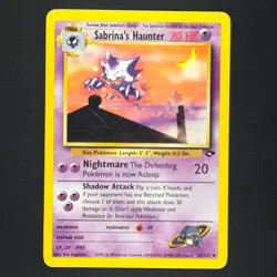 Sabrina's Haunter 55/132 - Gym Challenge - Pokemon Card - Image 1