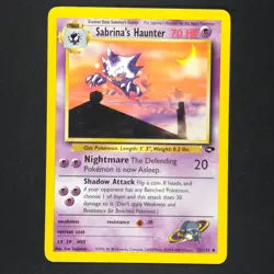 Sabrina's Haunter 55/132 - Gym Challenge - Pokemon Card - Image 3