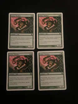 Zodiac Monkeyx4 [9th Edition] NM/LP MTG Magic the Gathering Cards - Image 1