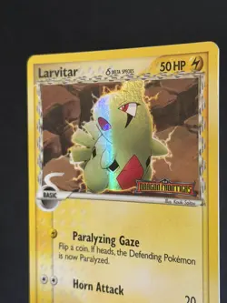 Pokemon Larvitar 52/101 Reverse Holo Stamped Dragon Frontiers Card NM - Image 4