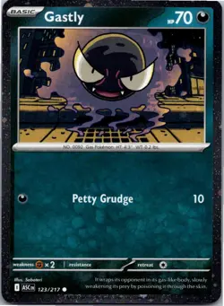 Gastly (Cosmos Holo) 123/217 Holo Miscellaneous Cards & Products Pokemon NM - Image 1