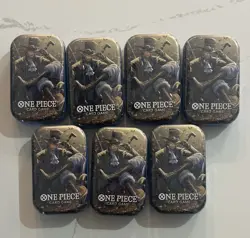 7 Bandai One Piece Card Game OP-13 English Sealed Tins Lot of 7 New 🔥📈 - Image 1