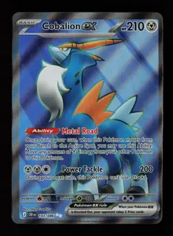Cobalion ex 103/086 Ultra Rare ME04: Chaos Rising Pokemon Cards - Image 1
