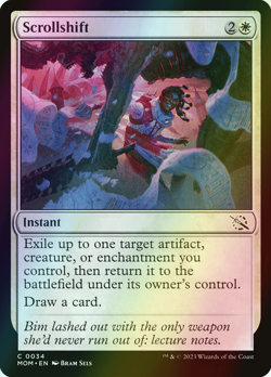 MTG Scrollshift Foil ** March of the Machine ** English (NM) - Image 1