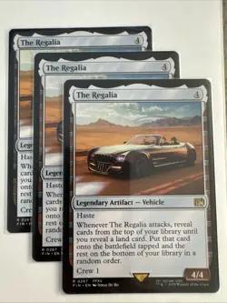 [X3] The Regalia - Regular Rare #267 FIN MTG Final Fantasy MTG - Image 1