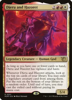MTG Djeru and Hazoret ** March of the Machine ** English (NM) - Image 1