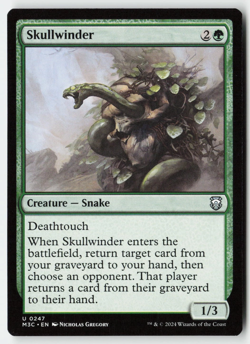RIPPLE FOIL Skullwinder #247 (LP) Modern Horizons 3 M3C Magic MTG - Image 1