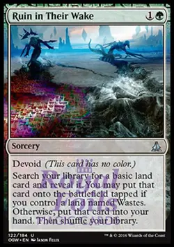 Ruin in Their Wake 2x FOIL OGW MTG Oath of the Gatewatch Uncommon MINT green - Image 1