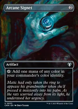 1x Arcane Signet - Borderless MTG - Commander Masters - NM-Mint - Image 1