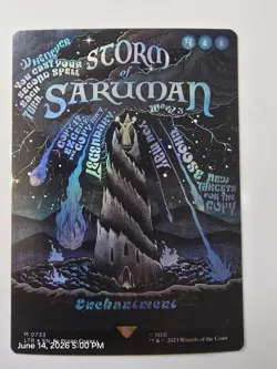 Storm of Saruman M Poster Foil #733 | LTR Lord Of The Rings | MTG - Image 1
