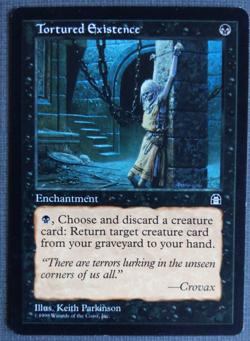 MTG Tortured Existence | Stronghold | NM | Black Enchantment | Commander Pauper - Image 1