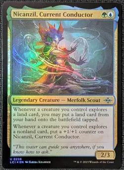 Nicanzil Current Conductor FOIL LCI 0236 Uncommon Lost Caverns of Ixalan MTG NM - Image 1
