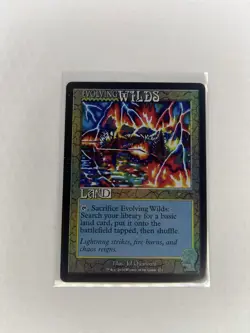 MTG Secret Lair Braindead Foil Evolving Wilds (Rainbow Foil) 824 SLD R NM Scan M - Image 1