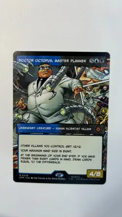 MTG Marvel Spider-Man Doctor Octopus, Master Planner #228 Borderless Mythic - Image 1