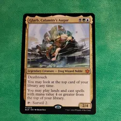 MTG Magic the Gathering Glarb, Calamity's Augur (215/427) Bloomburrow LP - Image 1
