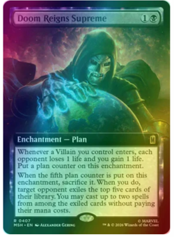 Doom Reigns Supreme - Foil - Extended Art Marvel Super Heroes - Image 1