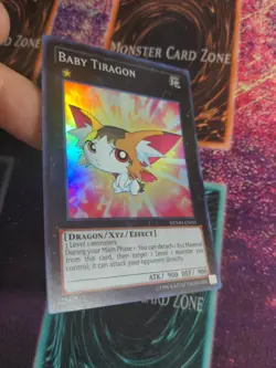 Yu-Gi-Oh! Baby Tiragon NUMH-EN051 Unlimited Super Rare NM a1/ - Image 2