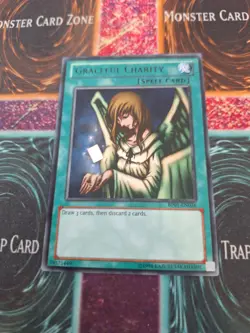 Yugioh Graceful Charity BP01-EN036 Black Rare Unlimited Near Mint - Image 1