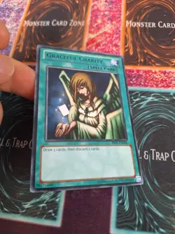 Yugioh Graceful Charity BP01-EN036 Black Rare Unlimited Near Mint - Image 2