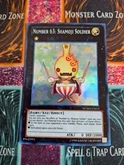 Yu-Gi-Oh! Number 63: Shamoji Soldier NUMH-EN031 Super Rare 1st Edition NM b2/ - Image 1