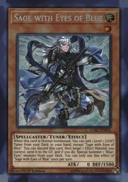Sage with Eyes of Blue LCKC-EN015 Legendary Coll Kaiba Yu-Gi-Oh 1st Edition LP - Image 1