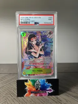 NICO ROBIN 2026 ONE PIECE EB03-055 ONE PIECE HEROINES EDITION ALT ART PSA 9 - Image 1