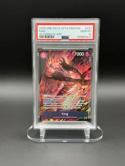 2026 One Piece: King - OP14 EB04-031 R Alt Art PSA 10 - Image 3