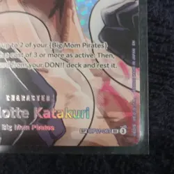 Bandai One Piece Charlotte Katakuri OP11-067 SR SP Alt Art Holo 8000 Cost 8 - Image 2