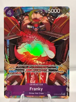 One Piece OP09-072 Franky- Emperors in the New World - Alt. Art - Image 1