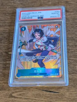 2023 One Piece Japanese TASHIGI OP06-050 Alternate Alt Art - PSA 10 - Image 1