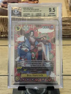 Boa Hancock OP14-112 SP Foil BGS 9.5 The Azure Sea's Seven One Piece CCG - Image 1