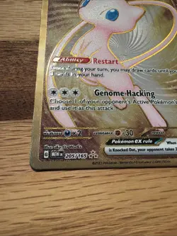 Mew ex - 205/165 Metal Card- SV: Scarlet & Violet (MEW) - Image 5