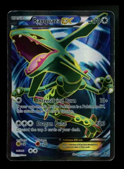 #3 Rayquaza EX 104/108 XY Roaring Skies 2015 Full Art Holo Rare Pokemon Card TCG - Image 1