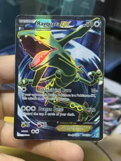#3 Rayquaza EX 104/108 XY Roaring Skies 2015 Full Art Holo Rare Pokemon Card TCG - Image 3