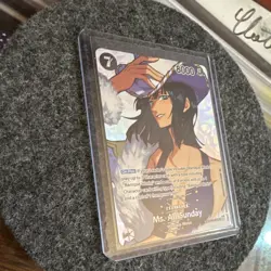 Mint Bandai OP Card Game Ms. All Sunday SP OP14-084 Time Of Battle! In Hand - Image 3