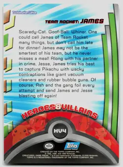 Team Rocket: James #121 Topps Trading Cards Series 2 Pokemon LP - Image 2