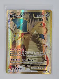 Pokemon TCG Dragonite EX Full Art Ultra Rare Holo Card Evolutions 106/108 - Image 1