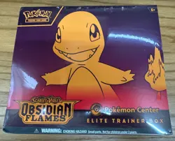 Pokemon TCG Obsidian Flames Pokemon Center Exclusive Elite Trainer Box Sealed - Image 1