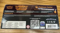 Pokemon TCG Obsidian Flames Pokemon Center Exclusive Elite Trainer Box Sealed - Image 4